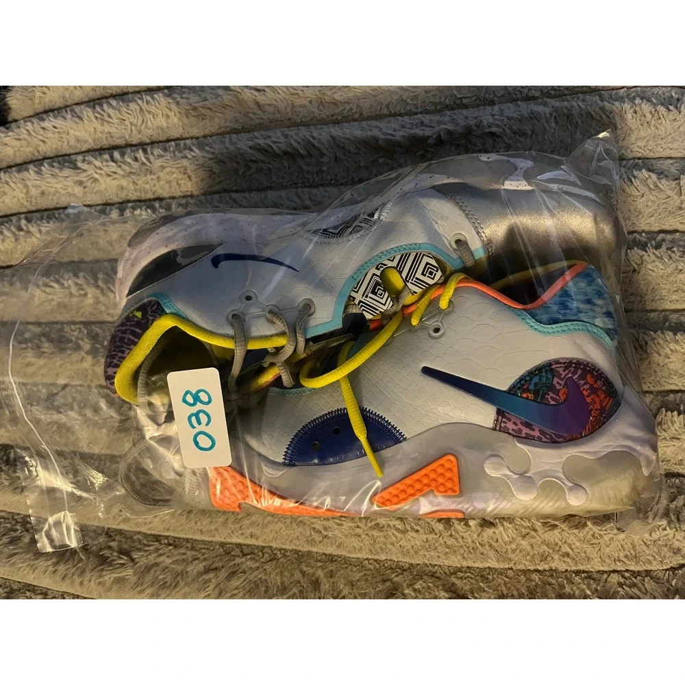 Nike PG 6 What The Paul George Silver Multi DH8446-101 Basketball Shoes Mens